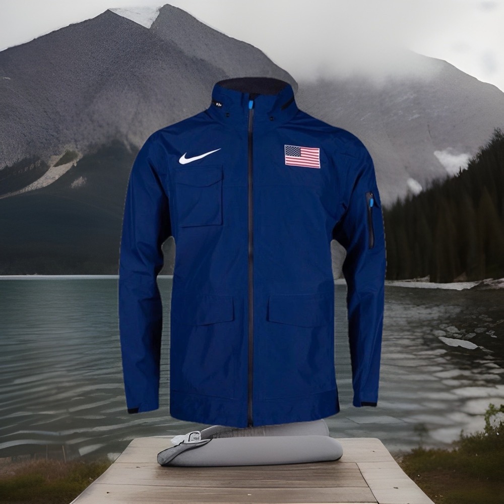 Nike Jacket Size XS Mens Blue Team USA International Pro Elite Storm Fit